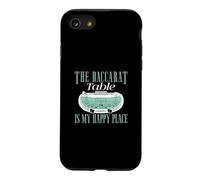 Custodia per iPhone SE (2020) / 7/8 Il tavolo del Baccarat è il mio posto felice Giocatori di Baccarat divertenti