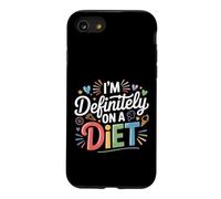 Custodia per iPhone SE (2020) / 7/8 I'm Definitely On A Diet Food Denial Jokes |-