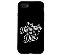Custodia per iPhone SE (2020) / 7/8 I'm Definitely On A Diet Food Denial Jokes -