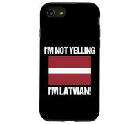 Custodia per iPhone SE (2020) / 7/8 I'm Not Yelling Lettone Bandiera Paese Lettonia