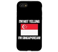 Custodia per iPhone SE (2020) / 7/8 I'm Not Yelling Singapore Bandiera Paese Singapore