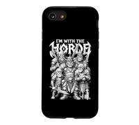 Custodia per iPhone SE (2020) / 7/8 I'm With The Orc Horde Funny Fantasy Gaming RPG Orcs