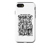 Custodia per iPhone SE (2020) / 7/8 I'm With The Orc Horde Funny Fantasy Gaming RPG Orcs