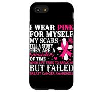 Custodia per iPhone SE (2020) / 7/8 Indosso il rosa per me Le mie cicatrici raccontano una storia che sono un Remi