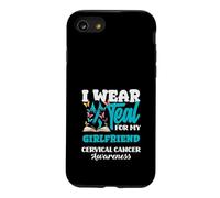 Custodia per iPhone SE (2020) / 7/8 Indosso Teal per la consapevolezza del cancro cervicale della mia ragazza