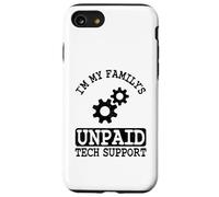 Custodia per iPhone SE (2020) / 7/8 Ingegnere del software IT Guy Sono il supporto tecnico non pagato della mia famiglia