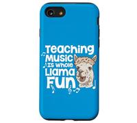 Custodia per iPhone SE (2020) / 7/8 Insegnare La Musica È Intero Llama Divertente Gioco di parole Insegnante di musica