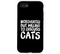 Custodia per iPhone SE (2020) / 7/8 Introverso ma disposto a discutere di gatti