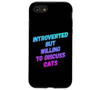Custodia per iPhone SE (2020) / 7/8 Introverso ma disposto a discutere di gatti