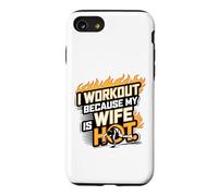 Custodia per iPhone SE (2020) / 7/8 Io Allenamento Perché Mia Moglie è Caldo Powerlifting Fitness