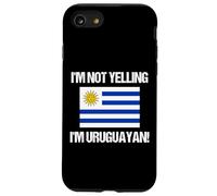 Custodia per iPhone SE (2020) / 7/8 Io non sto urlando Uruguayan Bandiera Paese Uruguay