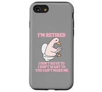Custodia per iPhone SE (2020) / 7/8 Io sono in pensione divertente Goose Pensione Doodle