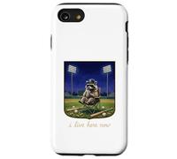 Custodia per iPhone SE (2020) / 7/8 Io vivo qui adesso Baseball Girl Funny Ballfield Meme
