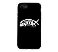 Custodia per iPhone SE (2020) / 7/8 Java Coffee Darwin Evoluzionista Pesce Atei Non credenti
