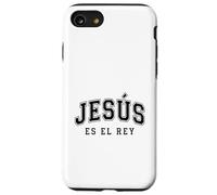 Custodia per iPhone SE (2020) / 7/8 Jesus Es El Re'y Cristiana Fe Religiosa Regalo