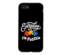 Custodia per iPhone SE (2020) / 7/8 Jigsaw Puzzle Amante Dissettologo Ogni Giorno Sono Puzzl'n