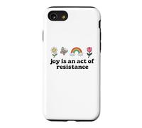 Custodia per iPhone SE (2020) / 7/8 Joy is an Act of Resistance Rainbow Pride Month Human Rights