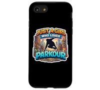 Custodia per iPhone SE (2020) / 7/8 Just A Girl Who Loves Parkour Lover Womens Teens Athlete