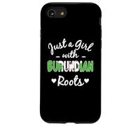 Custodia per iPhone SE (2020) / 7/8 Just a girl with Burundian Roots Bandiera Burundi Women Pride