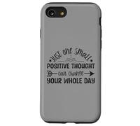 Custodia per iPhone SE (2020) / 7/8 Just One Small Positive Thought Citazione motivazionale