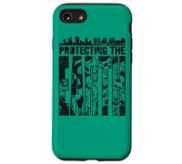 Custodia per iPhone SE (2020) / 7/8 Justice League Protecting The Earth