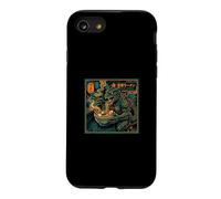 Custodia per iPhone SE (2020) / 7/8 Kaiju Ramen Mostro Tagliatelle Mostro Giapponese