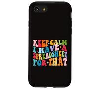 Custodia per iPhone SE (2020) / 7/8 Keep Calm Ho un foglio di calcolo per quel colorato Groovy