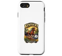 Custodia per iPhone SE (2020) / 7/8 Kentucky The Bluegrass State Flag Purosangue Verga d'oro