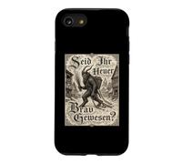 Custodia per iPhone SE (2020) / 7/8 Krampus T Evil Nicholas Perchtenlaus Krampus Maschera