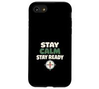 Custodia per iPhone SE (2020) / 7/8 La calma batte il panico Preparazione Stile di vita Pronto all'emergenza