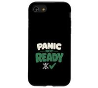 Custodia per iPhone SE (2020) / 7/8 La calma batte il panico Preparazione Stile di vita Pronto all'emergenza