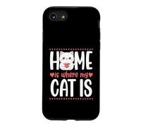Custodia per iPhone SE (2020) / 7/8 La casa è dov'è il mio gatto