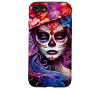 Custodia per iPhone SE (2020) / 7/8 La Catrina, Dia De Los Muertos Messicano Giorno dei Morti
