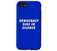 Custodia per iPhone SE (2020) / 7/8 La democrazia muore in silenzio parlare liberale anti-repubblicano
