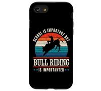 Custodia per iPhone SE (2020) / 7/8 La divertente cavalcata del toro è più importante Bull Rider