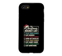 Custodia per iPhone SE (2020) / 7/8 La mia lista dei secchi di Natale Gioca ai videogiochi Funny Gamer