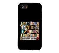 Custodia per iPhone SE (2020) / 7/8 La sua grazia mi trova Christian Faith Collage