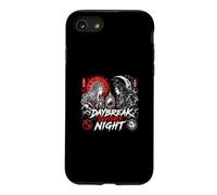 Custodia per iPhone SE (2020) / 7/8 L'alba divide il sole notturno e la luna e il duello dei samurai