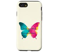 Custodia per iPhone SE (2020) / 7/8 Lascia che Dio ti trasformi una farfalla di cristiana
