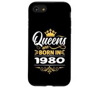Custodia per iPhone SE (2020) / 7/8 Le regine nascono nel 1980 Compleanno Donna Compleanno