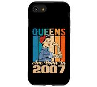 Custodia per iPhone SE (2020) / 7/8 Le regine nascono nel 2007 Compleanno Donna Compleanno