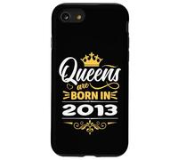 Custodia per iPhone SE (2020) / 7/8 Le regine nascono nel 2013 Compleanno Donna Compleanno