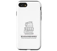 Custodia per iPhone SE (2020) / 7/8 Leggi libri vietati (Dichiarazione ribelle di Bookworm)