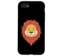 Custodia per iPhone SE (2020) / 7/8 Leone strizza l'occhio Lion Mane Africa