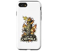 Custodia per iPhone SE (2020) / 7/8 Let It Crumble Tarocchi Torre Lightning Art