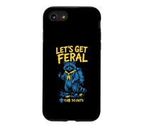 Custodia per iPhone SE (2020) / 7/8 Let's Get Feral! Hiking Cub Scout Racoon Scouting America
