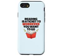 Custodia per iPhone SE (2020) / 7/8 LETTURA È UN BIGLIETTO PER DOVE VUOI ANDARE Reader Meme