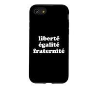 Custodia per iPhone SE (2020) / 7/8 Liberte Tee,Liberte Egalite, Femme, Equality Freedom Francese