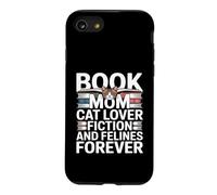 Custodia per iPhone SE (2020) / 7/8 Libro Mom Cat Lover Fiction And Felines Forever