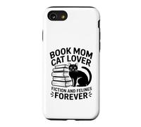 Custodia per iPhone SE (2020) / 7/8 Libro Mom Cat Lover Fiction And Felines Forever